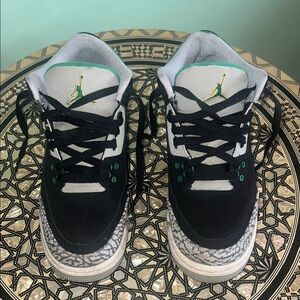 Kids Air Jordan Retro 3 Pine Green